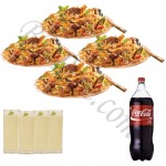 Nawabi voj kachchi biryani with borhani and 2 liter coke