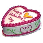 Yummy Yummy – 5.5 Pounds Vanilla Heart Shape Cake