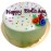 Yummy Yummy – 2.2 Pounds Vanilla Round Shape Cake