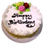 Yummy Yummy – 3.3 Pounds Vanilla Round Shape Cake