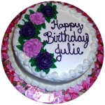 Yummy Yummy – 4.4 Pounds Vanilla Round Shape Cake