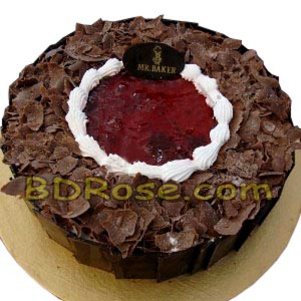 Mr. Baker – Half kg Black Forest Round Cake