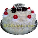 Mr. Baker – Half kg White Forest Round Cake