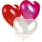 3 pcs heart shaped Balloons Bouquet