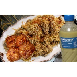 Fakruddin Kachchi Biryani 1 Plate W/ Zali Kabab & Borhani