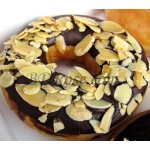 Single Almond All Over Doughnut