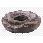 Single Glazed Chocolate Cake Doughnut