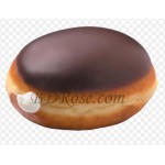 Single chocolate Iced Custard Filled Doughnut