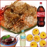 (16) Fakruddin Kachchi Biryani W/ Chicken Roast, Zali Kabab, Firney, Chatni Borhani & Coke - 6 Person