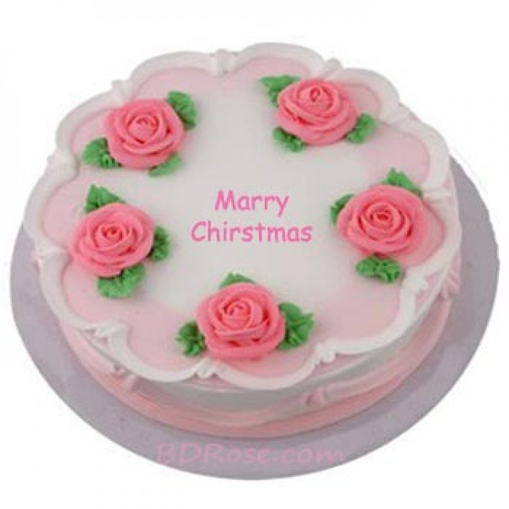 Chirstmas Vanilla Cake