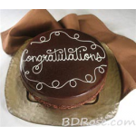 Congratulation Chocolate Cake