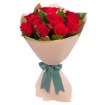 12pcs Red Rose 