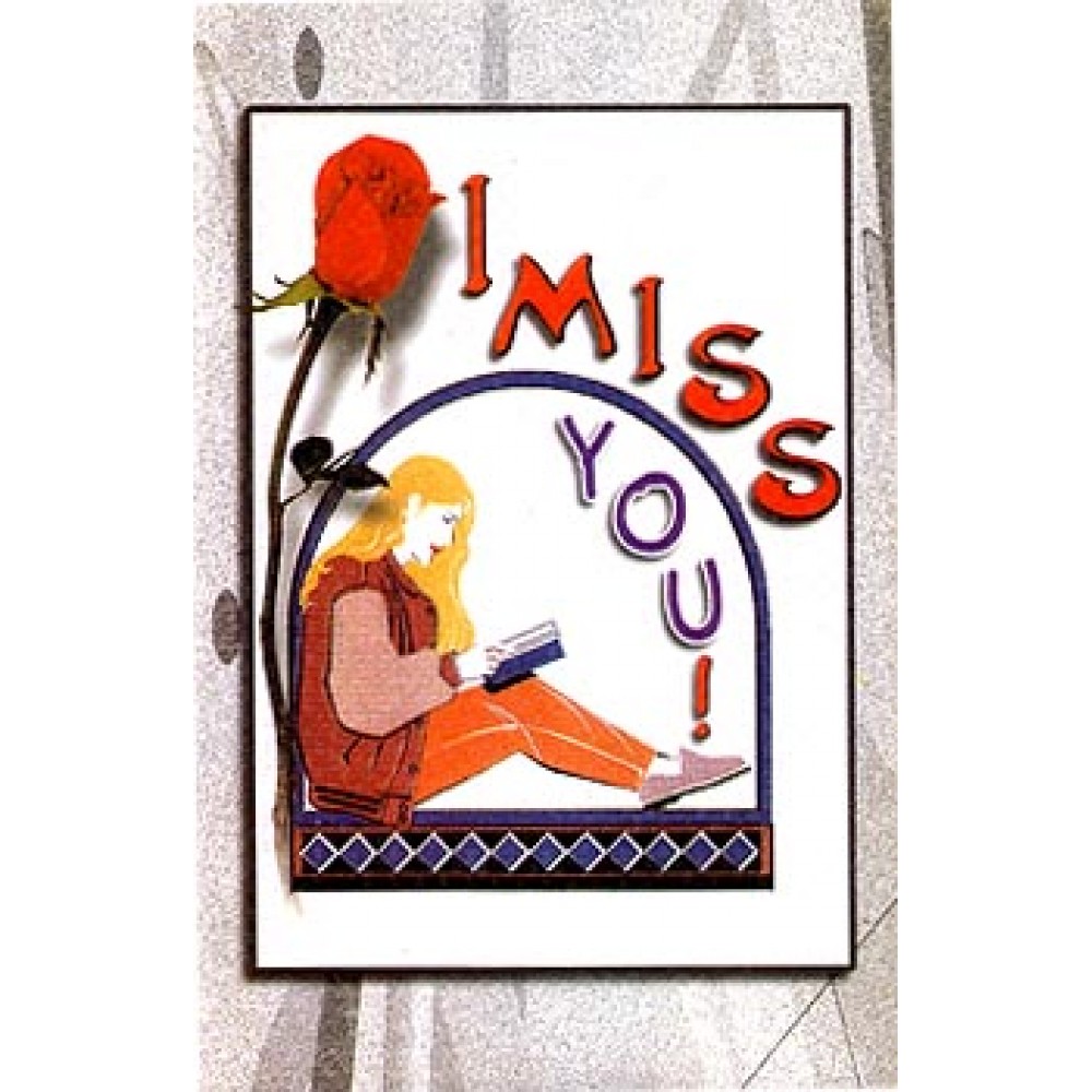 Miss You Card