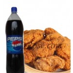 Fried Chicken with Pepsi