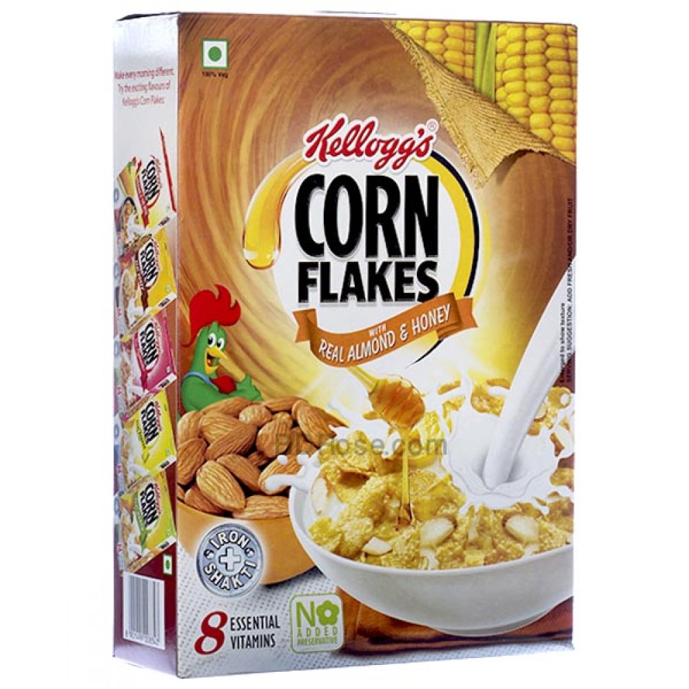 KELLOGGS CORN FLAKES R ALMOND&HONEY