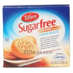 Tiffany sugar free orange flavored cream Biscuits 