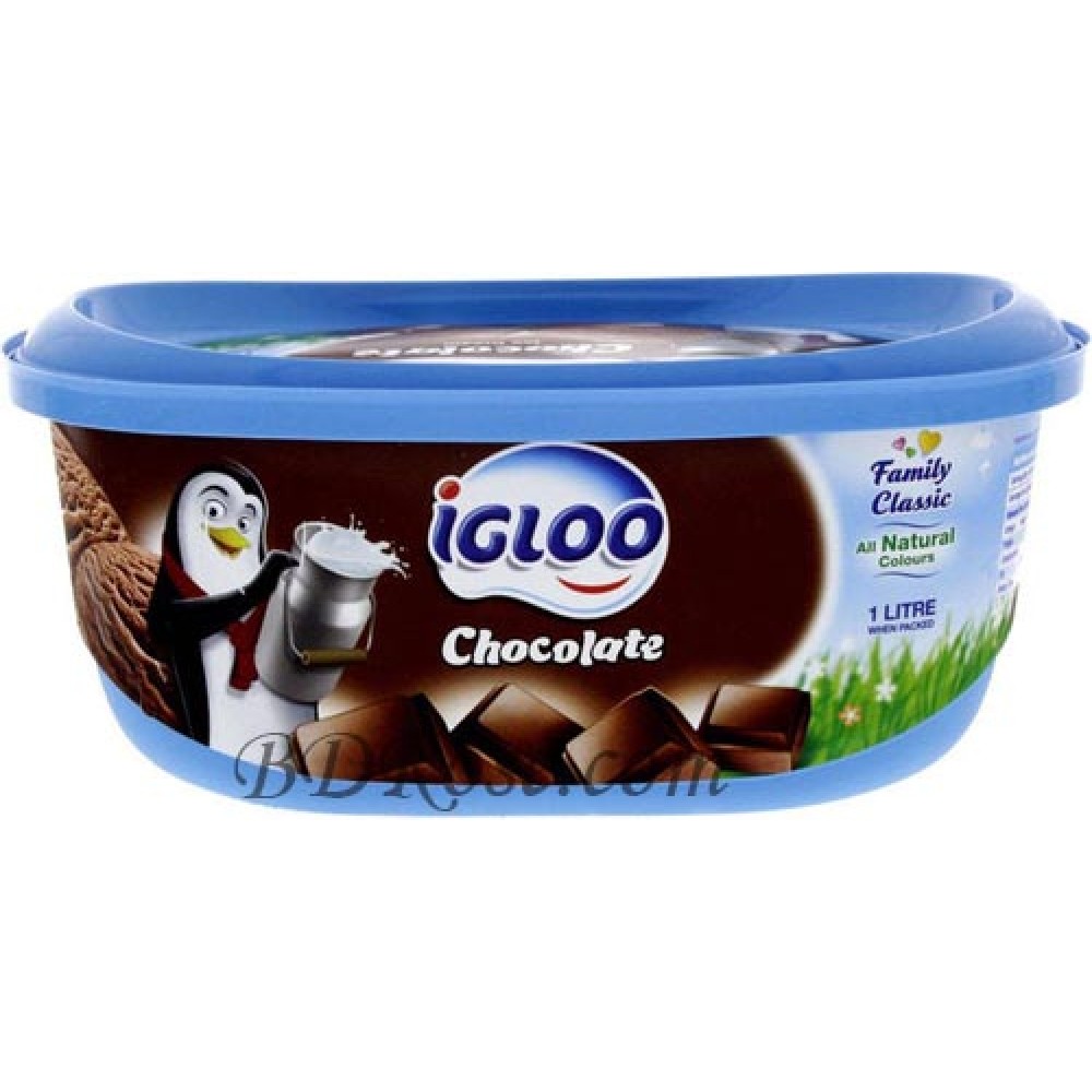  IGLOO Chocolate Ice cream (1 Liter)
