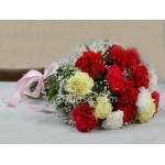 12 Pieces Mixed Carnations in Bouquet