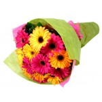 12pcs Mixed Gerbera Bouquet