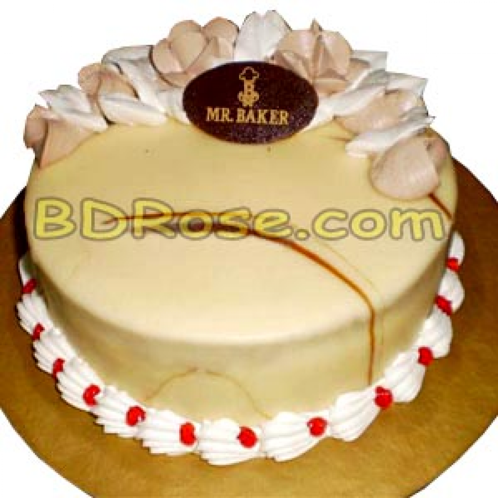 Mr. Baker – 2.2 Pounds Marble Round Cake