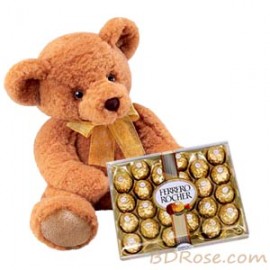 Teddy with Chocolate