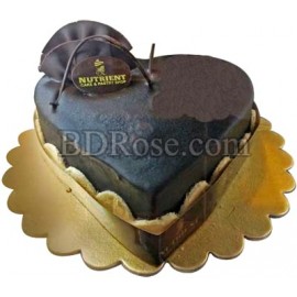 2.2 pounds Heart Shaped Chocolate Cake