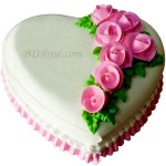 Skylark-Vanilla Heart Cake(4.4 pounds) 