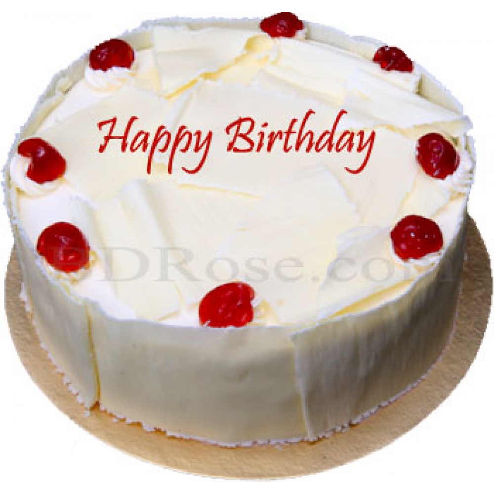 California- 2.2 Pounds White Forest Round Cake