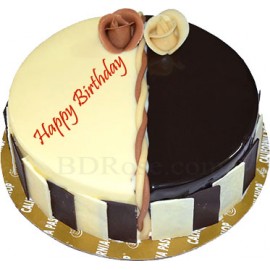 California- 2.2 Pounds Twin Round Shape Cake