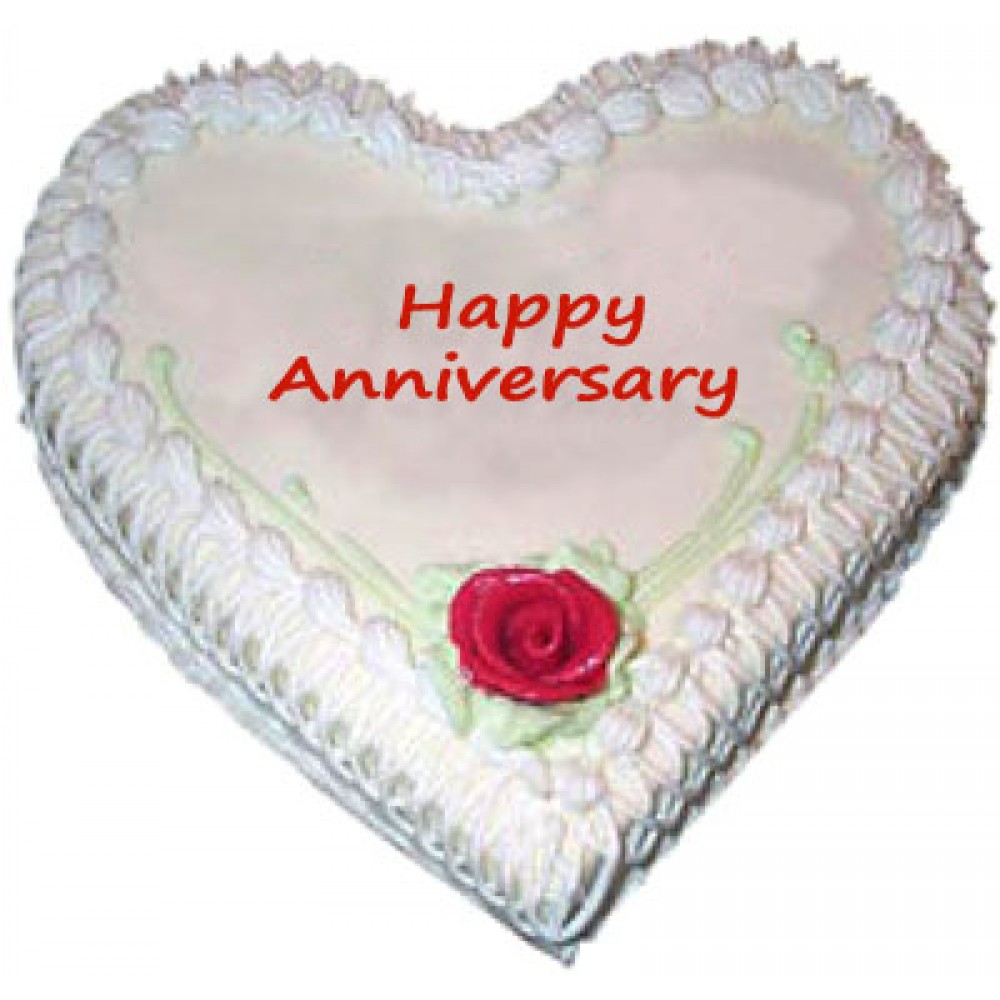 Well food- 4.4 Pounds Vanilla Heart cake