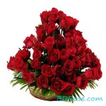 Charming Roses Basket